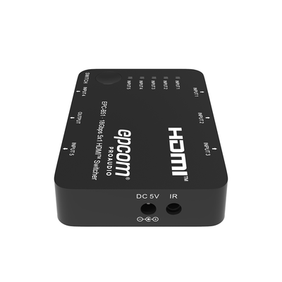 switch hdmi 5x1 | 18gbps | 4k@60hz | ycbcr 4:4:4 | hdr, dolby vision y hlg | soporte 3d | conmutación automática y manual | diseño compacto switch hdmi 5x1 | 18gbps | 4k@60hz | ycbcr 4:4:4 | hdr, dolby vision y hlg | soporte 3d | conmutación automática y manual | diseño compacto