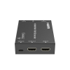 kit extensor hdmi con kvm | 70m | 4k2k@60hz | 4:4:4 | hdmi2.0b y hdcp 2.2 | salida de audio 3.5mm | admite poc | admite usb 1.1