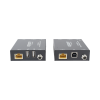 kit extensor hdmi con kvm | 70m | 4k2k@60hz | 4:4:4 | hdmi2.0b y hdcp 2.2 | salida de audio 3.5mm | admite poc | admite usb 1.1