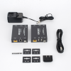 kit extensor hdmi con kvm | 70m | 4k2k@60hz | 4:4:4 | hdmi2.0b y hdcp 2.2 | salida de audio 3.5mm | admite poc | admite usb 1.1