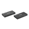 kit extensor hdmi | hdbaset | 70m en 4k@60hz | cat5e/6 | gestión avanzada edid | soporta arc | control ir bidireccional | rs232 | poc
