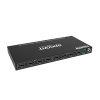 matriz de video hdmi 4x4 | ancho de banda 10.2 gbps | resolución 4k@30hz | escalado a 1080p, 720p, 1920x1200, 4k30 | modos matriz y video wall | control rs 232 y remoto infrared