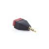 conector de audio de 3.5mm macho a terminal de tornillo de 3 pines