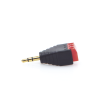 conector de audio de 3.5mm macho a terminal de tornillo de 3 pines
