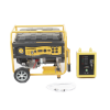 generador a gasolina / planta de emergencia con encendido automático, 6.5kw, 220vac 2 fases, jaula con ruedas para fácil traslado