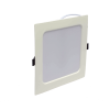 spot cuadrado empotrable / 17.5 x 17.5 cm / luz fría / 110 v / 15 w / 1200 lúmenes / 25000 hrs / Ángulo de apertura 120° / ip20