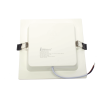 spot cuadrado empotrable / 17.5 x 17.5 cm / luz fría / 110 v / 15 w / 1200 lúmenes / 25000 hrs / Ángulo de apertura 120° / ip20