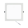 spot cuadrado empotrable / 30 x 30 cm / luz fría / 110 v / 24 w / 2040 lúmenes / 25000 hrs / Ángulo de apertura 120° / ip20