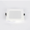 spot cuadrado empotrable / 12 x 12 cm / luz fría / 110 v / 6 w / 420 lúmenes / 25000 hrs / Ángulo de apertura 120° / ip20