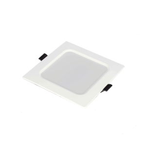 spot cuadrado empotrable / 12 x 12 cm / luz fría / 110 v / 6 w / 420 lúmenes / 25000 hrs / Ángulo de apertura 120° / ip20