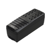 regulador de voltaje 1000 va 500 w / 4 contactos con avr / 4 contactos con supresor de picos / protección rj11