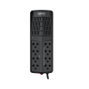 regulador de voltaje 2000 va 1000 w / 4 contactos con avr / 4 contactos con supresor de picos / protección rj11