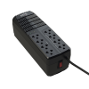 regulador de voltaje 2000 va 1000 w / 4 contactos con avr / 4 contactos con supresor de picos / protección rj11