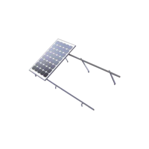 montaje para panel solar, riel "7" de 4200mm para módulos con espesor de 40mm, velocidad de viento máx. 151km/h