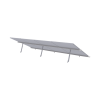 montaje para panel solar, riel de 4400mm para módulos con espesor de 35mm, velocidad de viento máx. 136km/h