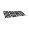 montaje para panel solar, riel de 4400mm para módulos con espesor de 35mm, velocidad de viento máx. 136km/h