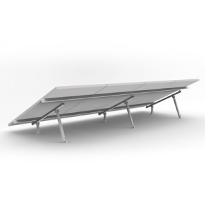 montaje para panel solar, riel "7" de 4200mm para módulos con espesor de 40mm, velocidad de viento máx. 162km/h
