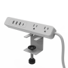 multicontacto con montaje para escritorio / carga rápida para 65 w / 2 x nema 5 15p / 3 x usb a (5v @3a) / 1 x usb c (65w)