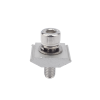 conector n con tornillo para fijación en riel 5 y 8