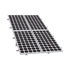 montaje para panel solar, riel de 2200mm para módulos con espesor de 35mm, velocidad de viento máx. 136km/h