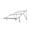 montaje para panel solar, riel "3" de 2200mm para módulos con espesor de 40mm, velocidad de viento máx. 151km/h
