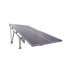 montaje para panel solar, riel "3" de 2200mm para módulos con espesor de 40mm, velocidad de viento máx. 151km/h