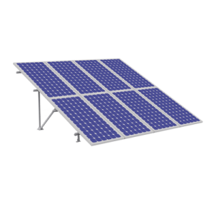 montaje para panel solar, riel "3" de 2200mm para módulos con espesor de 40mm, velocidad de viento máx. 151km/h