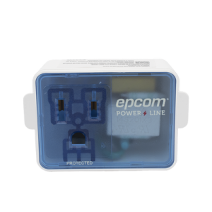 supresor de picos portatil para pared / 120 vca / 1800 w / 540 joules