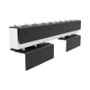 montaje ajustable para chapa magnética: mag1200d.