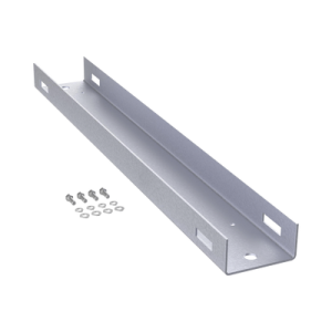 montaje de poste para gabinetes osp comline de 600 mm de alto (12 ur), de aluminio, color negro