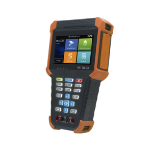 tester de video profesional | pantalla 4" touch | ideal para cámaras ip/ hd (tvi, cvi, ahd y cvbs) | 4k | h.265/h.264 | poe | wifi | cable tester | multímetro digital | todo en uno para tu cctv.