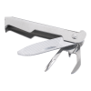 pinza plegable de bolsillo con 6 funciones.