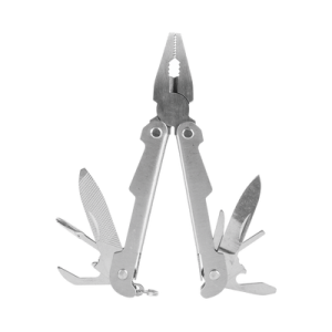 pinza plegable de bolsillo con 6 funciones.