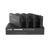 splitter mas extensor de video | 1x4 | proav | hdbaset™ | 120m en 4k@60hz | 150m en 1080p@60hz | cat6/6a/7 | gestión avanzada edid | control ir y rs232 | poc | salida de audio