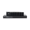 splitter mas extensor de video | 1x8 | proav | hdbaset™ | 120m en 4k@60hz | 150m en 1080p@60hz | cat6/6a/7 | gestión avanzada edid | control ir y rs232 | poc | salida de audio