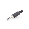 conector macho de 6,3 mm con funda de plastico (estereo)