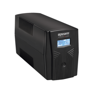 ups con más potencia de 600va / 360 w con display lcd y regulador de voltaje avr, 4 contactos nema 5 15r, batería 7 ah y puertos rj45 y usb