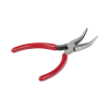 pinza punta curveada de 5” con mango forrado plástico.