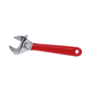 llave ajustable/tipo perico de 8" (203 mm) con forro plástico para mejor agarre.