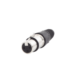 conector xlr 3 pines hembra | ideal para conexiones de micrófonos y mezcladoras | equipo de audio profesional