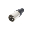 kit conector xlr hembra + xlr macho | ideal para conexiones de micrófonos, mezcladoras | equipo de audio profesional
