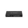 edgerouter 4, con 3 puertos 10/100/1000 mbps + 1 puerto sfp, con funciones avanzadas de ruteo