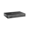 router omada vpn / sdn multi wan 1g / switch con poe y controlador / 2 puerto wan/lan sfp 1g / 1 puerto rj45 wan / 1 puerto wan/lan rj45 / 8 puertos poe+ lan rj45 / 24,980 sesiones concurrentes / administración por controlador omada o stand alone