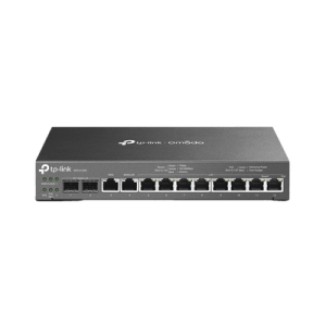 router omada vpn / sdn multi wan 1g / switch con poe y controlador / 2 puerto wan/lan sfp 1g / 1 puerto rj45 wan / 1 puerto wan/lan rj45 / 8 puertos poe+ lan rj45 / 24,980 sesiones concurrentes / administración por controlador omada o stand alone