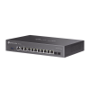 router omada vpn / sdn multi wan gigabit / 2 puertos wan/lan rj45 2.5 gigabit / 8 puertos wan/lan rj45 gigabit / 2 puertos wan/lan sfp gigabit / 1,000,000 sesiones concurrentes / administración centralizada omada o stand alone