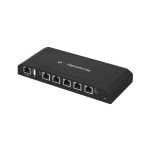 edgeswitch 5xp administrable de 5 puertos gigabit poe de 24 v pasivo, con funciones avanzadas de capa 2