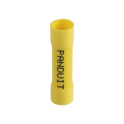 conector de empalme a tope, para cables de 12 a 10 awg, de vinilo aislado, color amarillo, paquete de 25 piezas conector de empalme a tope, para cables de 12 a 10 awg, de vinilo aislado, color amarillo, paquete de 25 piezas