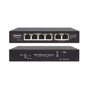 switch poe / 100 metros poe / 4 puertos 802.3af /at 10/100/1000 mbps + 2 puerto uplink