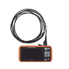 cámara boroscopio de inspección 5.5mm 720p usb c, lcd 4.3" color, cuello de cisne nylon de 10' (3m) con imán, espejo, 6 led´s. batería io li recargable. ideal en electricidad, hvac, plomería y aviación