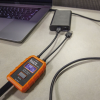 multímetro digital usb para usb a y usb c.